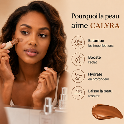 Calyra™ Un teint lumineux en quelques secondes, sans effet lourd