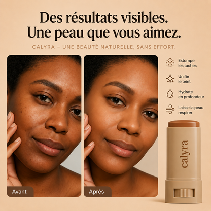 Calyra™ Un teint lumineux en quelques secondes, sans effet lourd